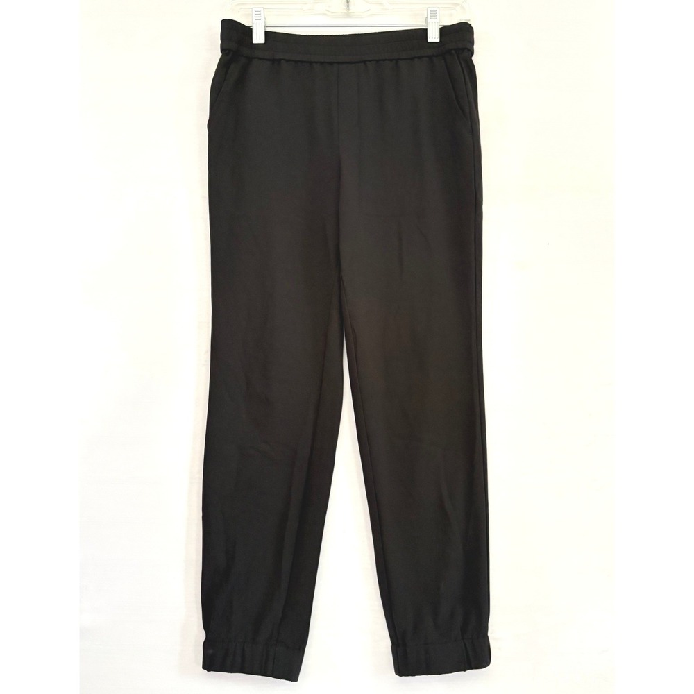 Banana Republic Black‎ Elastic Waist Jogger Pants Size 0 Short Stretch